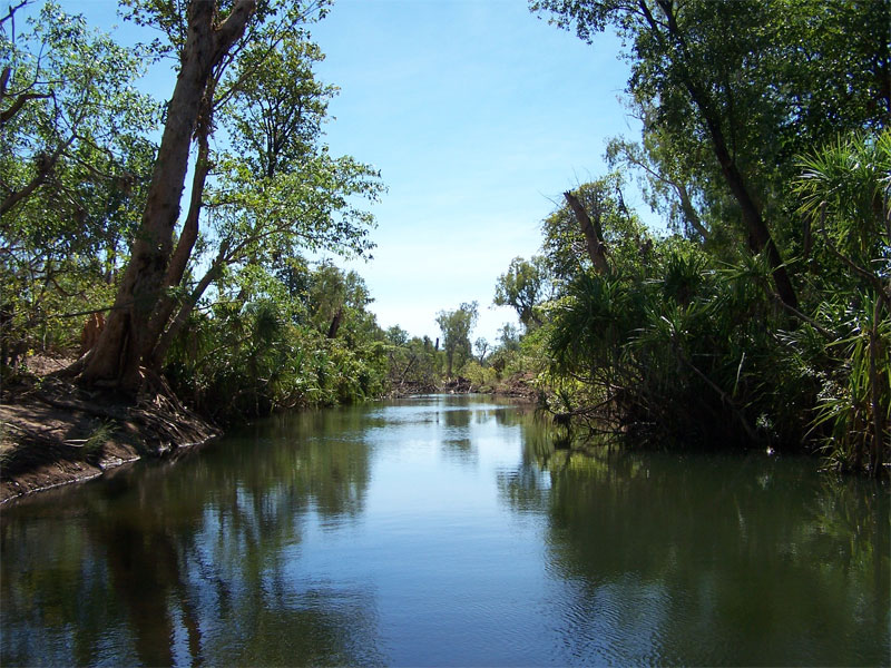 Wickham River Northern Territory Australia on a tailor made personalised canoeing and fishing tour - Credits MGerom